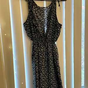 Floral mini summer dress